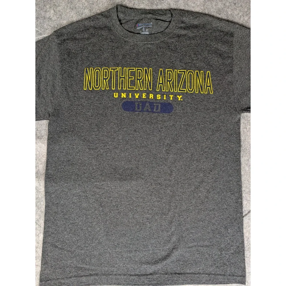 Champion Northern Arizona University‎ NAU Dad Graphic T-Shirt Mens Charcoal Grey - Picture 2 of 7